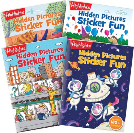 Reusable Sticker Book for Kids, 8 Pack Kids Toddlers Activity Book