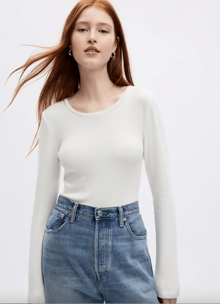 Gap Modern Tee Shirt Bodysuit Motherly