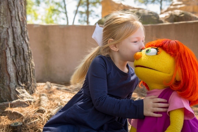 To celebrate Autism Awareness month Sesame Street gave Julia a whole ...