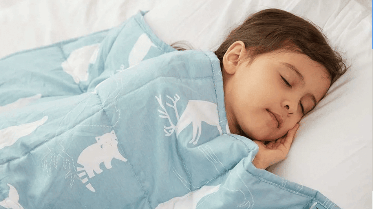 Can a two year old use a weighted online blanket