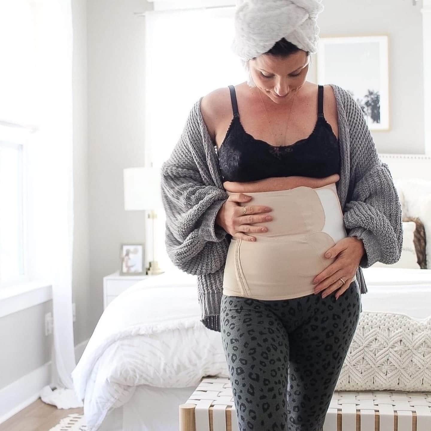 sponsored These maternity bump support leggings from Belly Bandit are