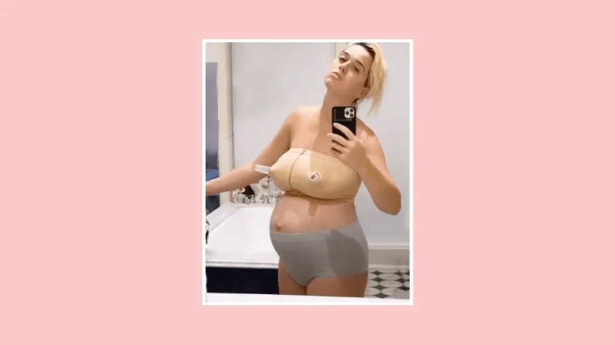 Katy Perry shows off post-baby body in nursing bra just days after