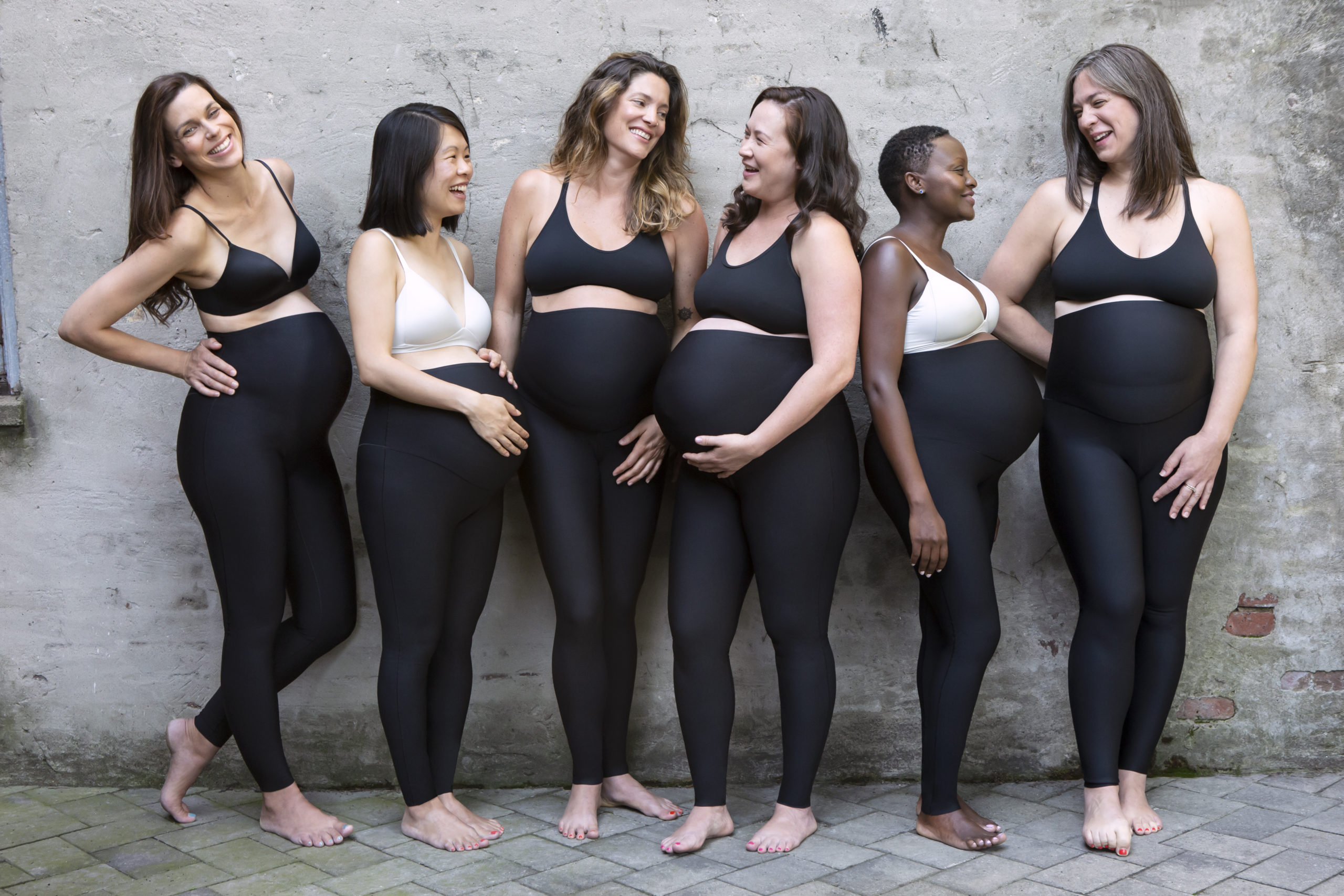 LEADING LADY Seamless Maternity Leggings - Over The Belly