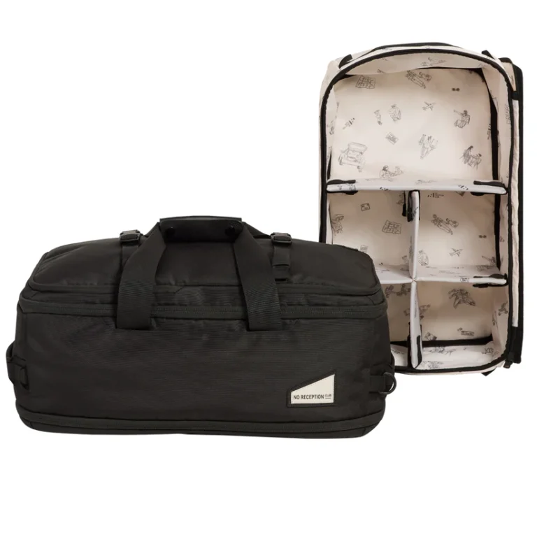 No Reception Club Hideaway Carry-On Duffel