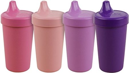 Re-Play Baby Sippy Cups for Toddlers 2pk Kids No Spill Cup Amethyst Purple, Size: 3 x 5 x 3