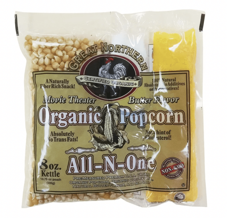 organic popcorn