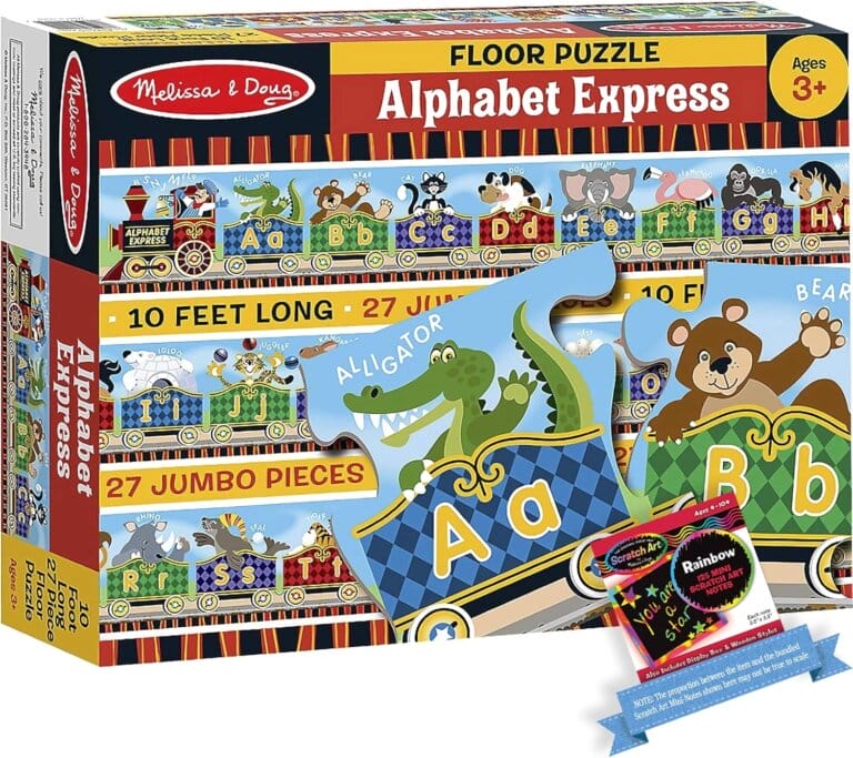 Melissa & Doug Alphabet Express Floor Puzzle