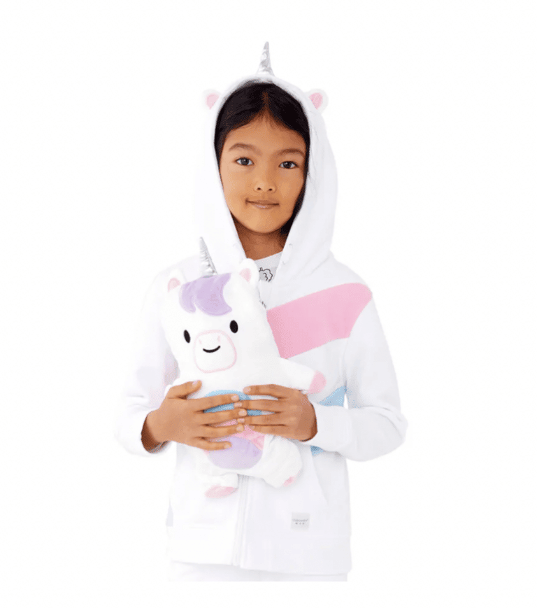 sweatshirt that turns into a unicorn stuffed animal