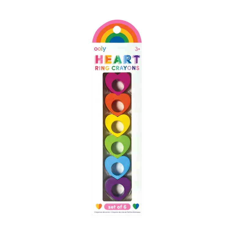 ooly heart ring crayons