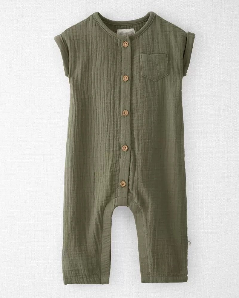 Carter's Little Planet Organic Cotton Gauze Jumpsuit