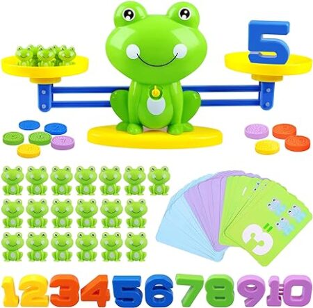  Zanktony 140 Pcs Prop Number Learning Education Toys for 3+ Year  Old Boys and Girls - Birthday Gifts, Money Toys for Kids Aged 3+ Develops  Early Math Skills, Preschool Math Games 