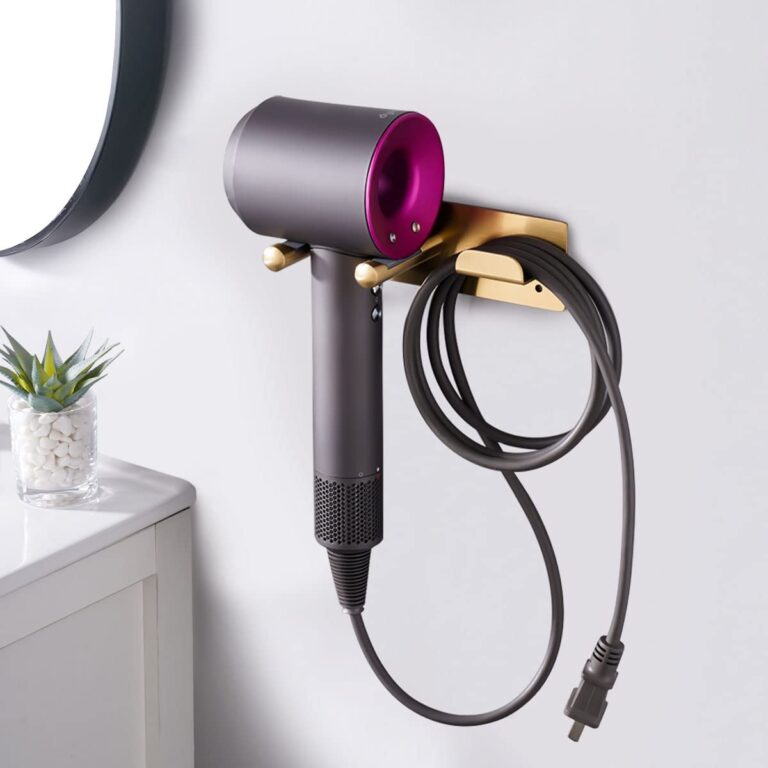 Banjekt Hair Dryer Holder Wall Mounted