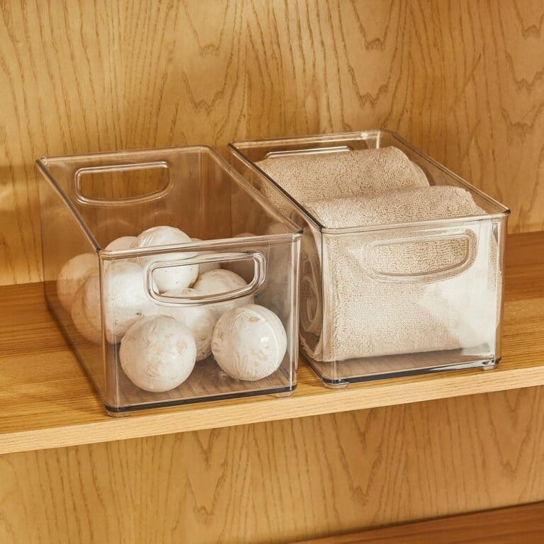 mDesign Plastic Storage Organizer Motherly