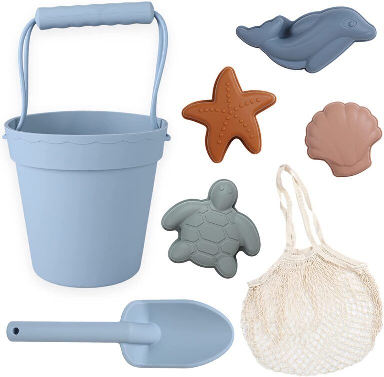 Blue Ginkgo Silicone Beach Toys