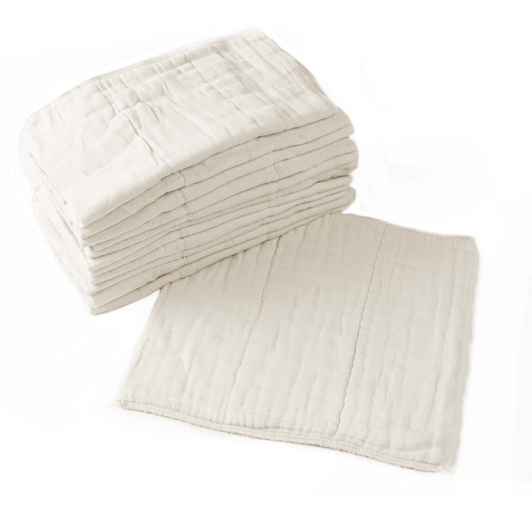 Humble Bebe organic cotton prefold diapers