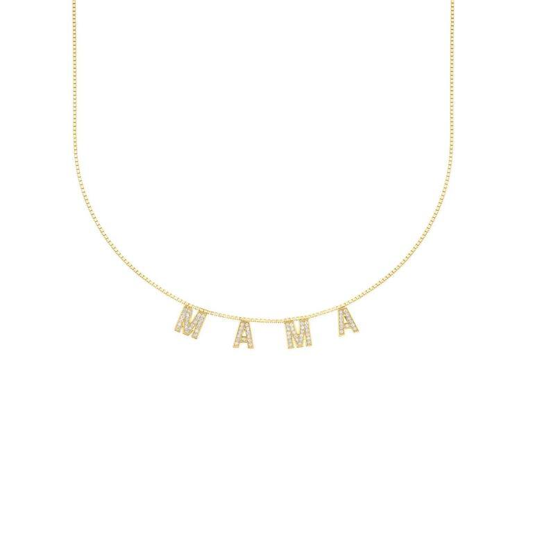 the last line diamond mama necklace