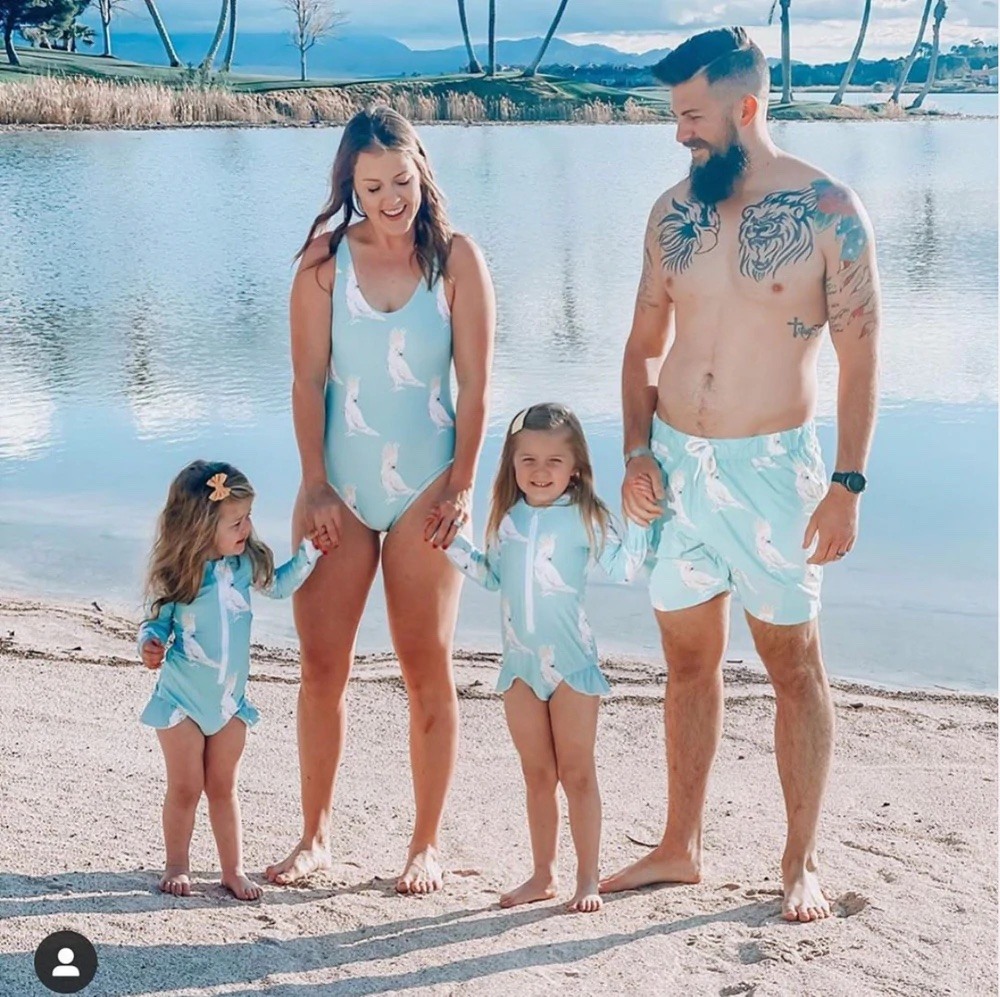 Cheeky Chickadee Matching Swim