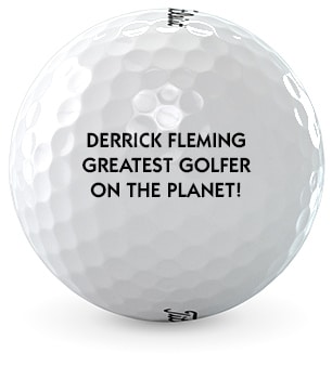 Personalized Golf Balls