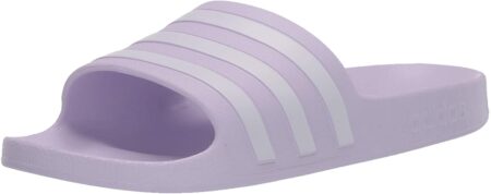 lavender adidias slides