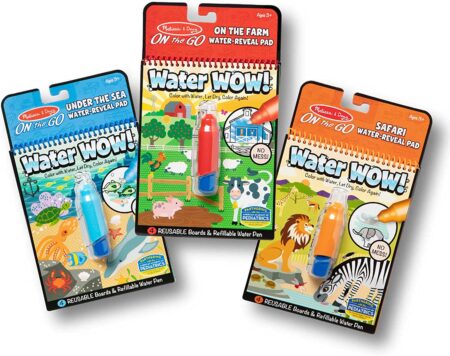 Melissa & Doug Water Wow! - Water Reveal Pad Bundle - Farm, Safari & Under The Sea