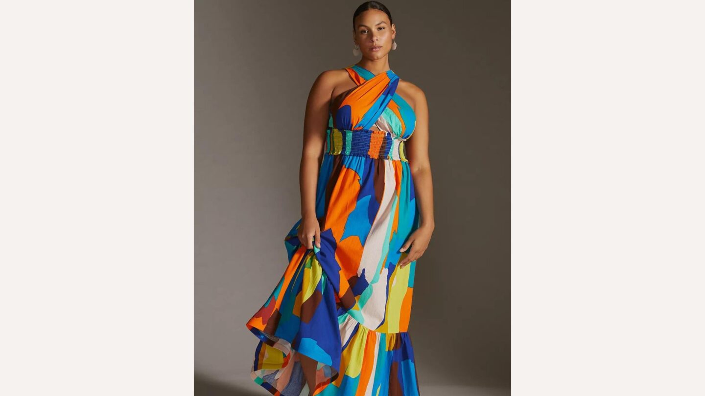 Colorful maxi outlet dresses