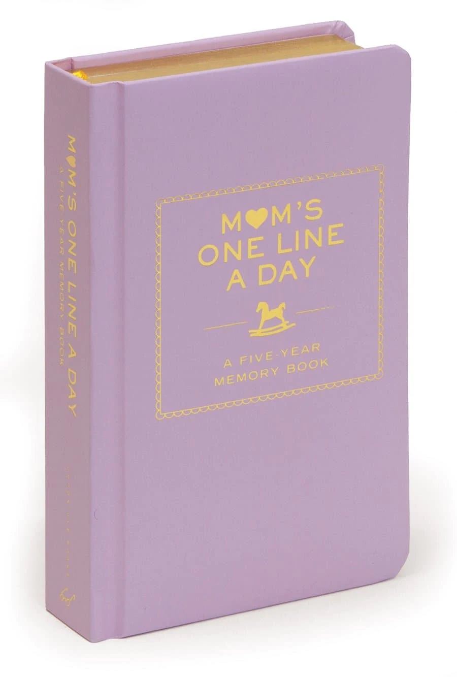 Chronicle Books Mom's One Line A Day, one of motherly's favorite baby memory books