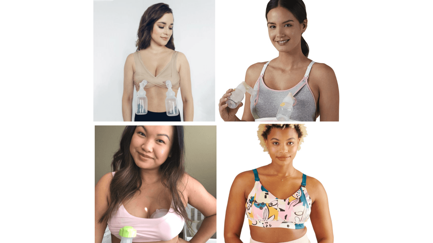 hands-free pumping bras feature - pumping bras