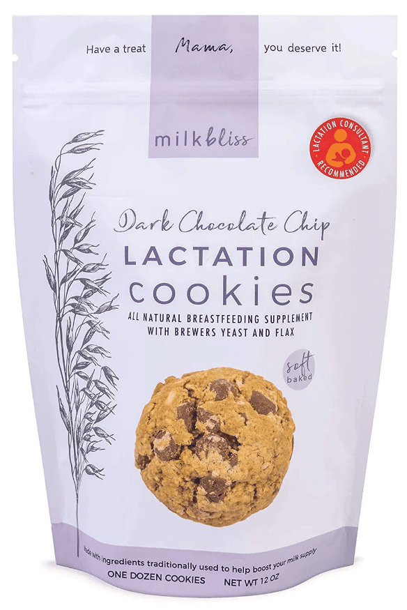 MilkBliss chocolate chip soft baked lactation cookies