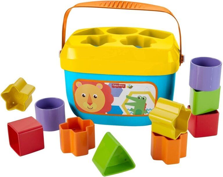 Fisher Price Baby's First Blocks, a classic developmental toy for 10 month olds