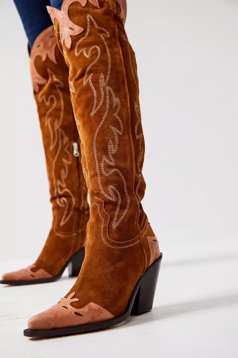 Free People Wild West Thigh High Boots