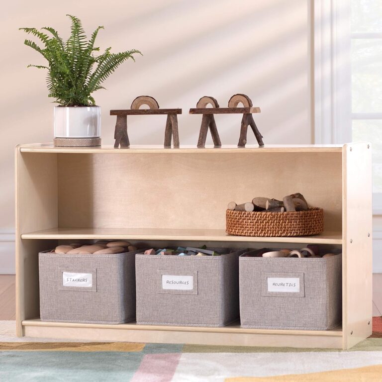 Guidecraft EdQ Two Shelf Open Storage