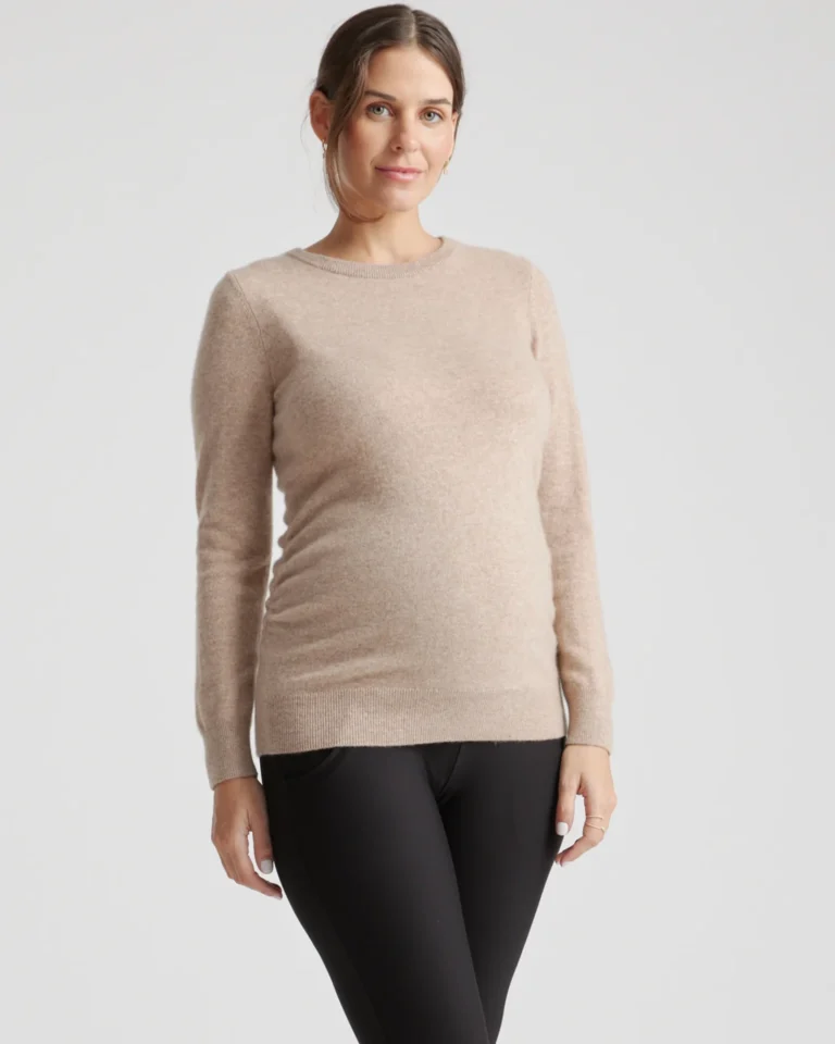 Quince Mongolian Cashmere Maternity Sweater