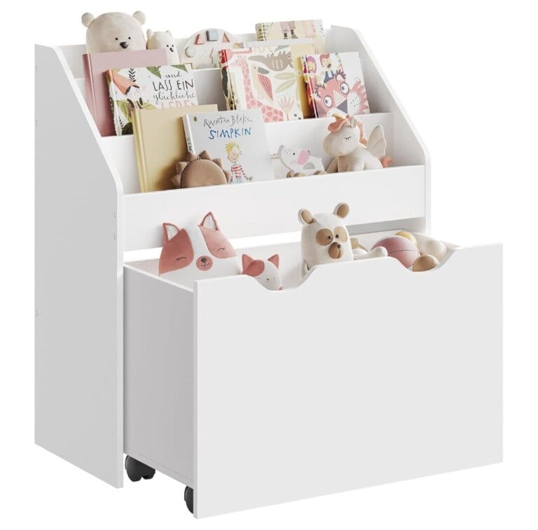 SONGMICS Kids Bookshelf and Toy Organizer