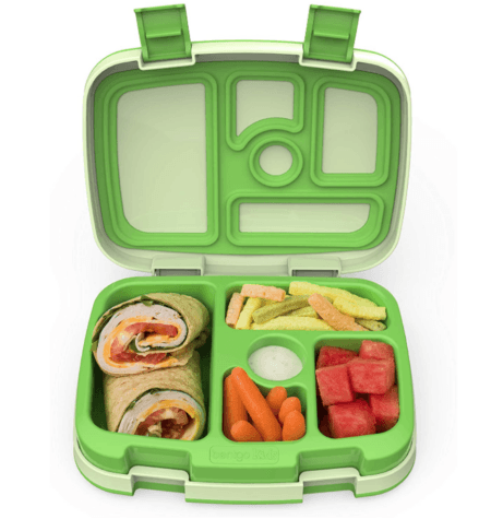 Bentgo Kids' Snack Leak-Proof Storage Container Green/Navy