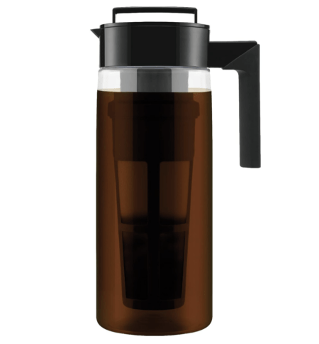 Bonsenkitchen Filter Coffee Machine with Thermos Jug and Timer,  Programmable Stainless Ste