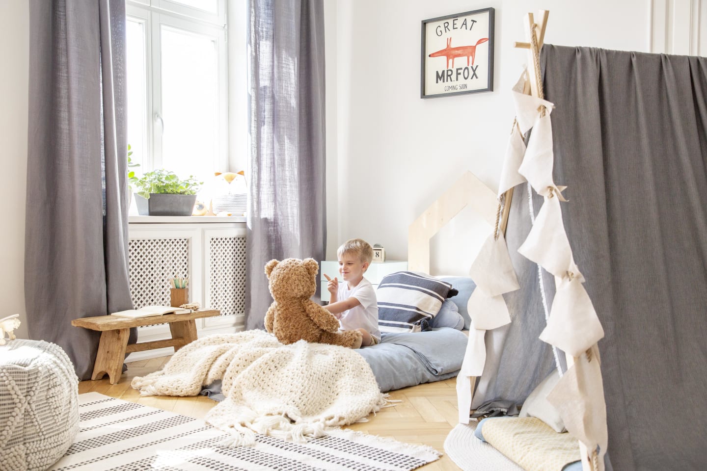 Baby Proofing with a Montessori Floor Bed