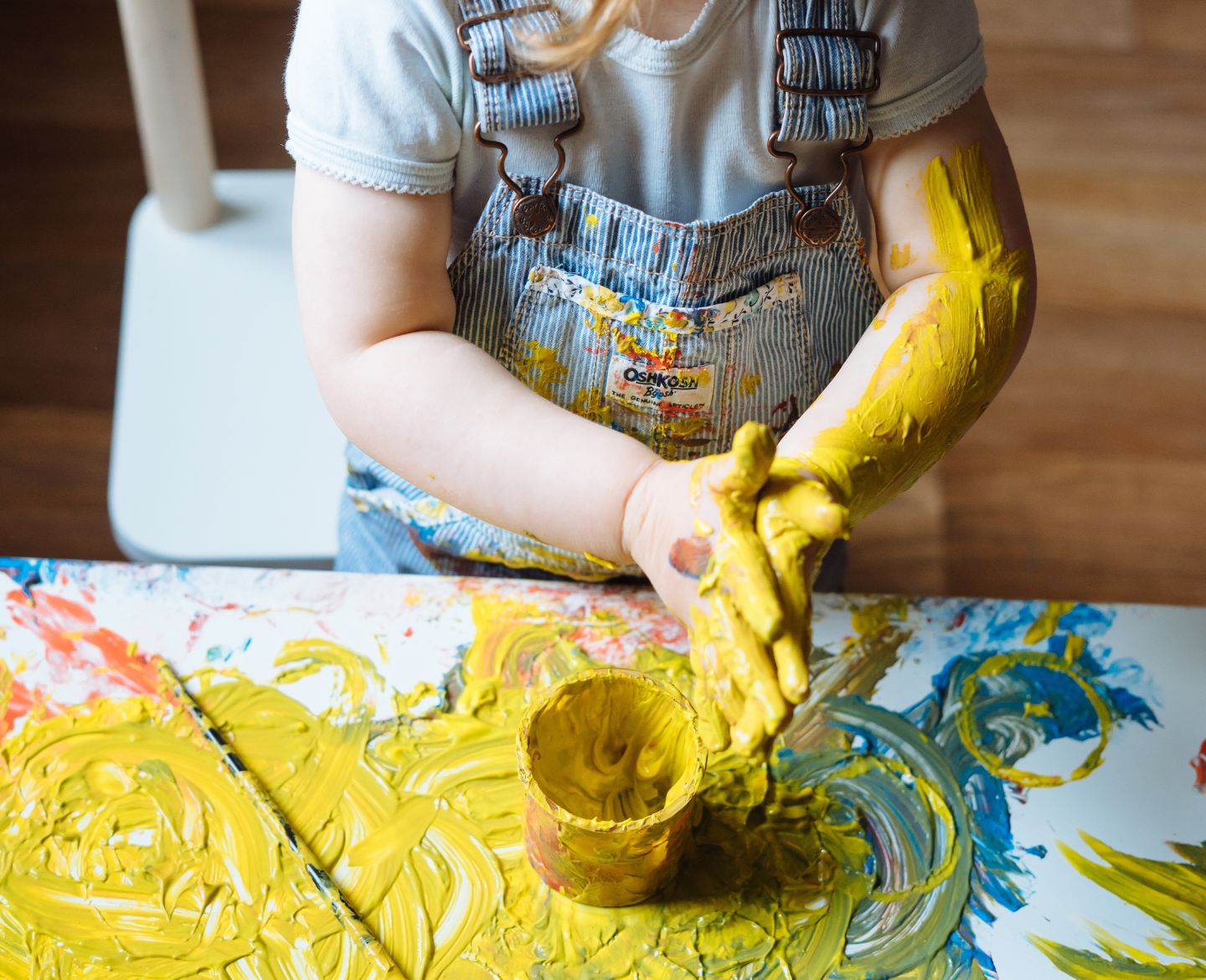 Turn those Toddlers Painting into Wildlife Art - Mother Natured