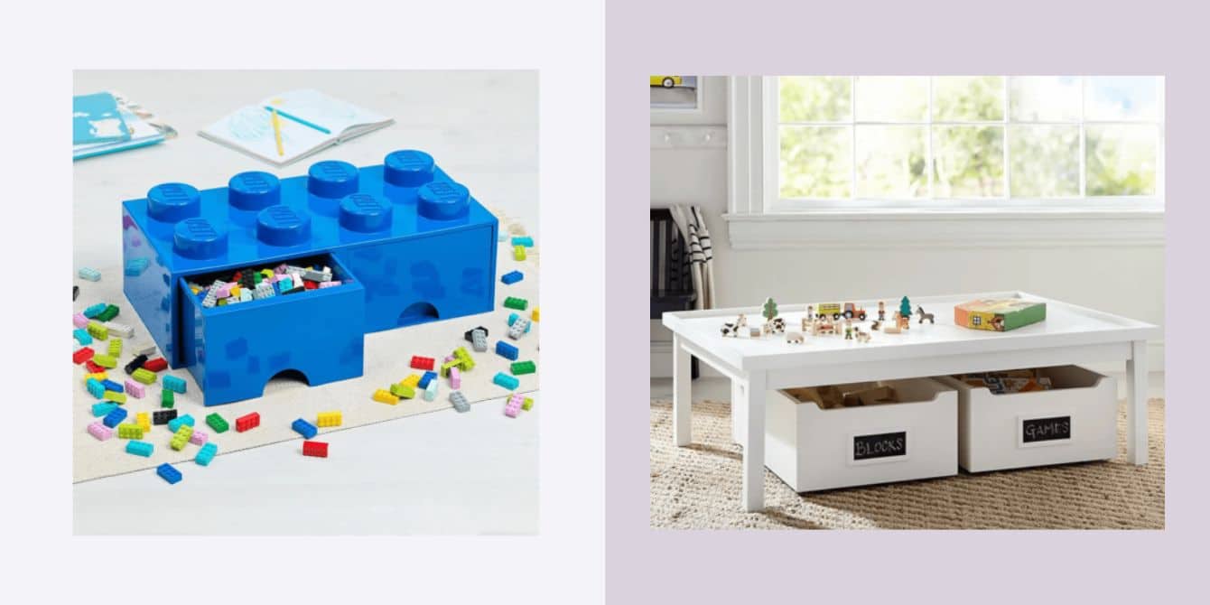 Best lego best sale table with storage