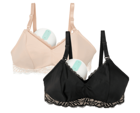 Breast Pump Bra Hands Free Secret Treasures Size Small Black New