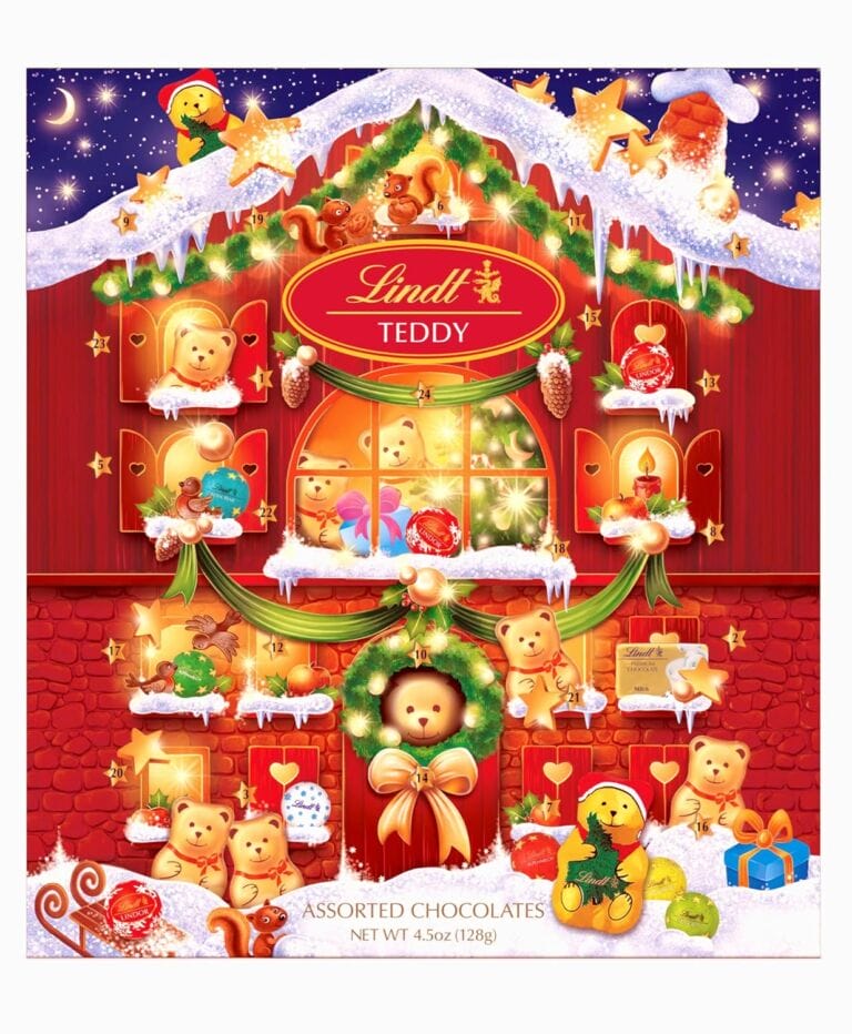 Lindt Holiday Teddy Bear Advent Calendar