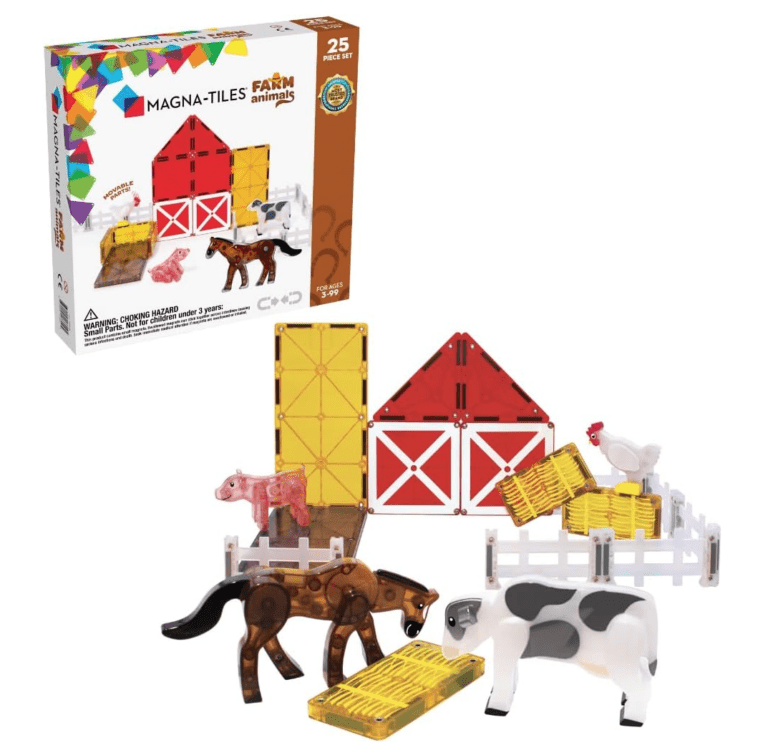 Magnatiles Farm Animal Set