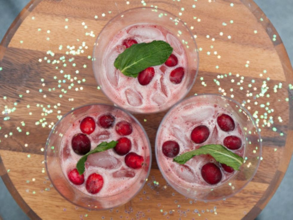 Sparkling Cranberry Mocktail Recipe