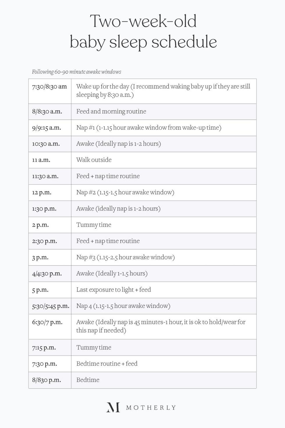 Newborn Sleep Schedule