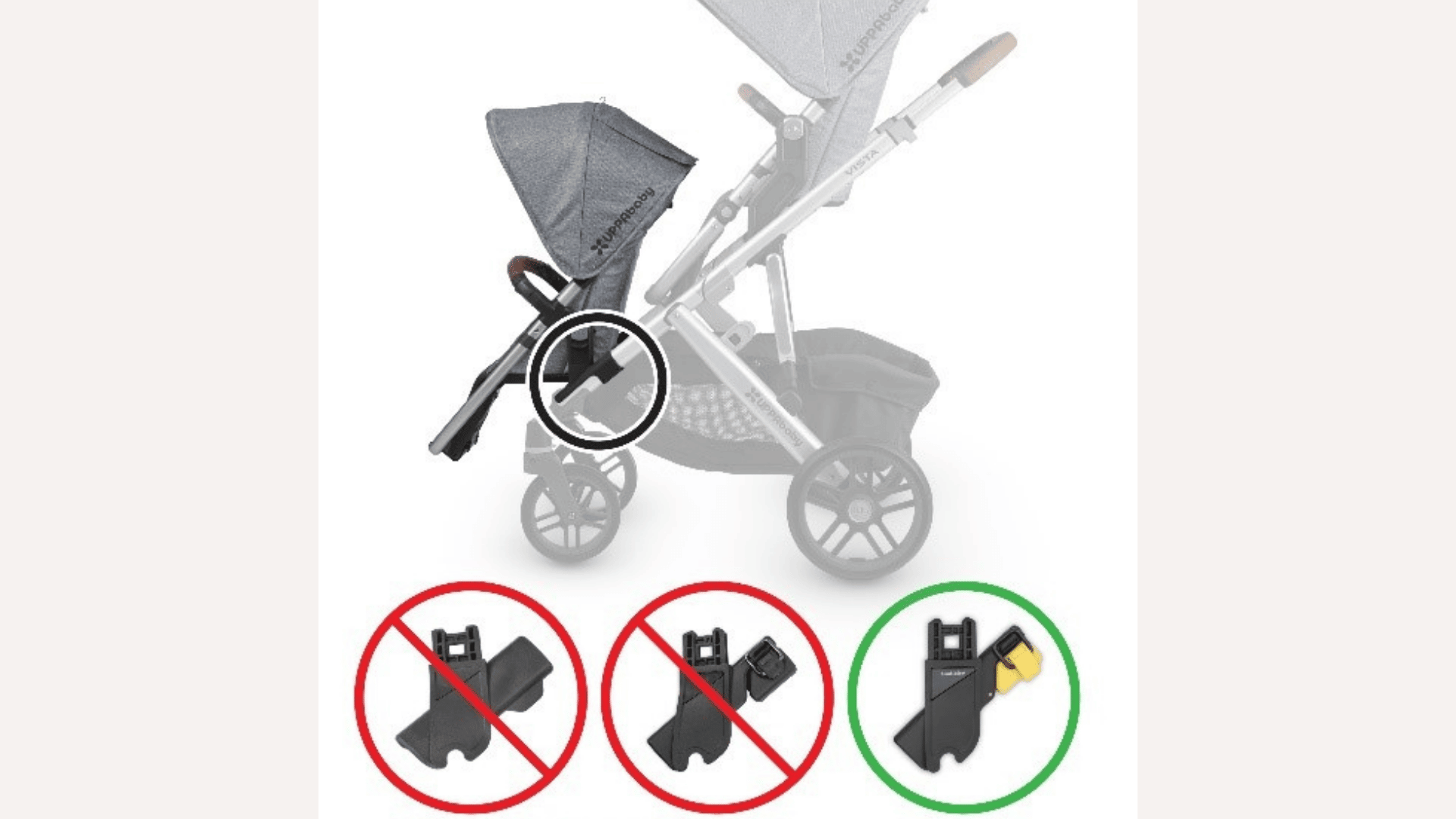 Uppababy rumble best sale seat adapter recall