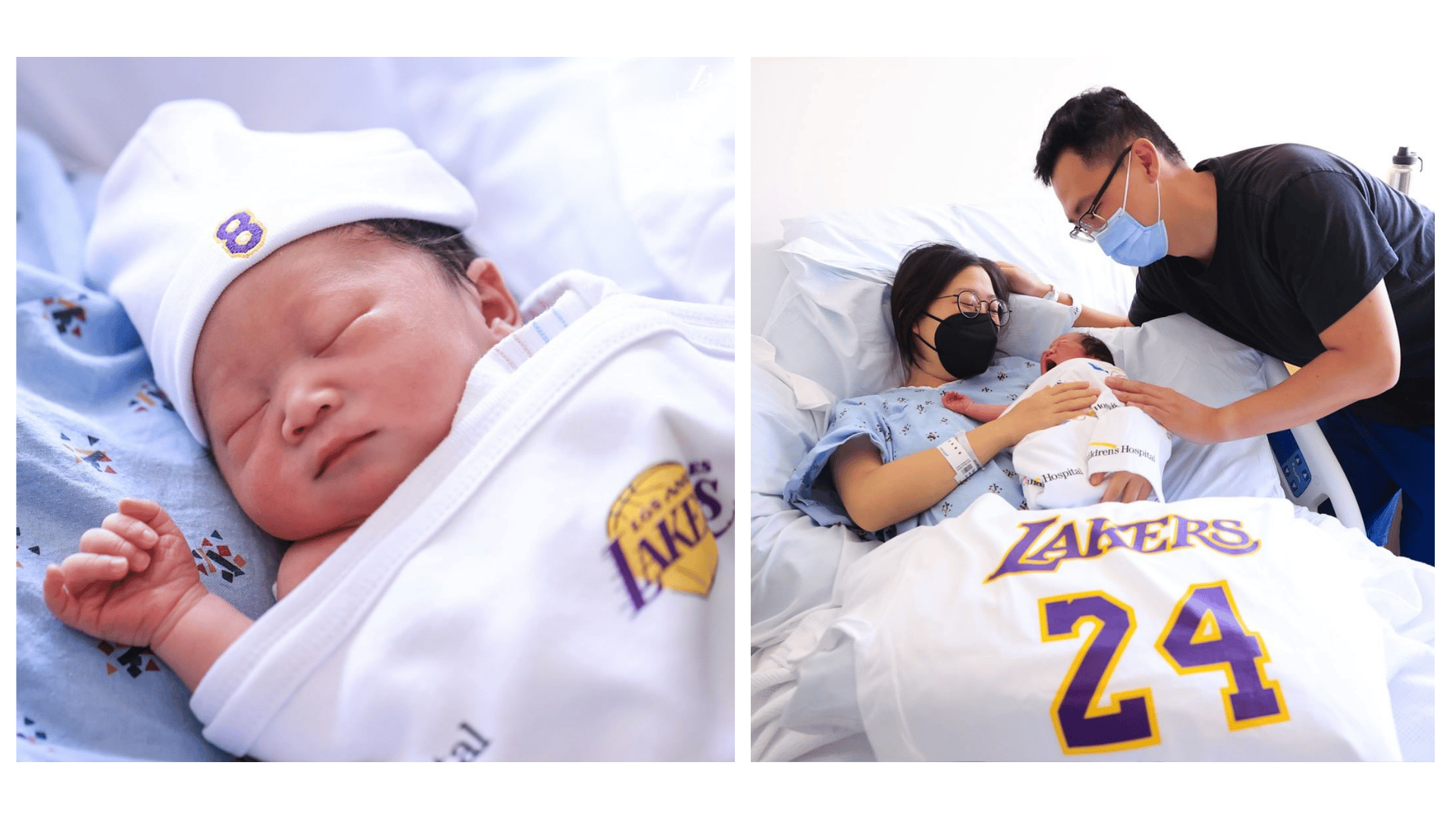 Lakers baby/toddler clothes Lakers baby gift Lakers basketball baby gift