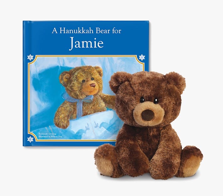 A Hanukkah Bear Personalized Book and Plush Set