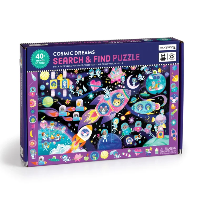 Mud Puppy Cosmic Dreams Search & Find Puzzle