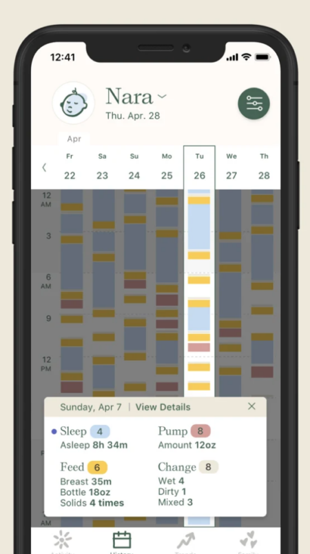 Best app for tracking clearance baby feedings and sleep
