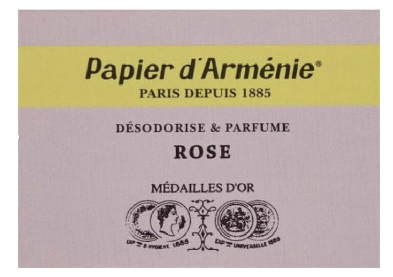 Papier d'Armenie La Rose Burning Papers