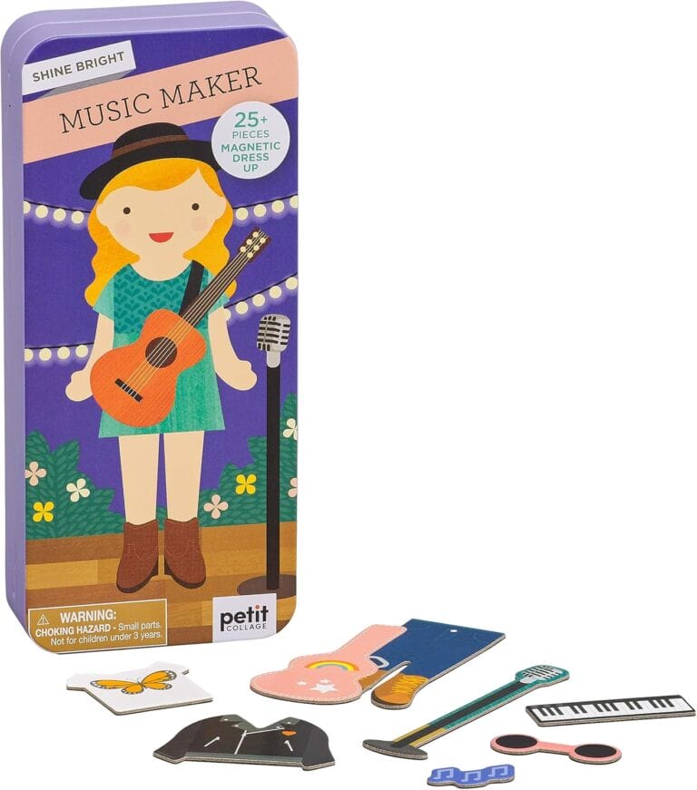 Petit Collage Magnetic Dress Up, Music Maker